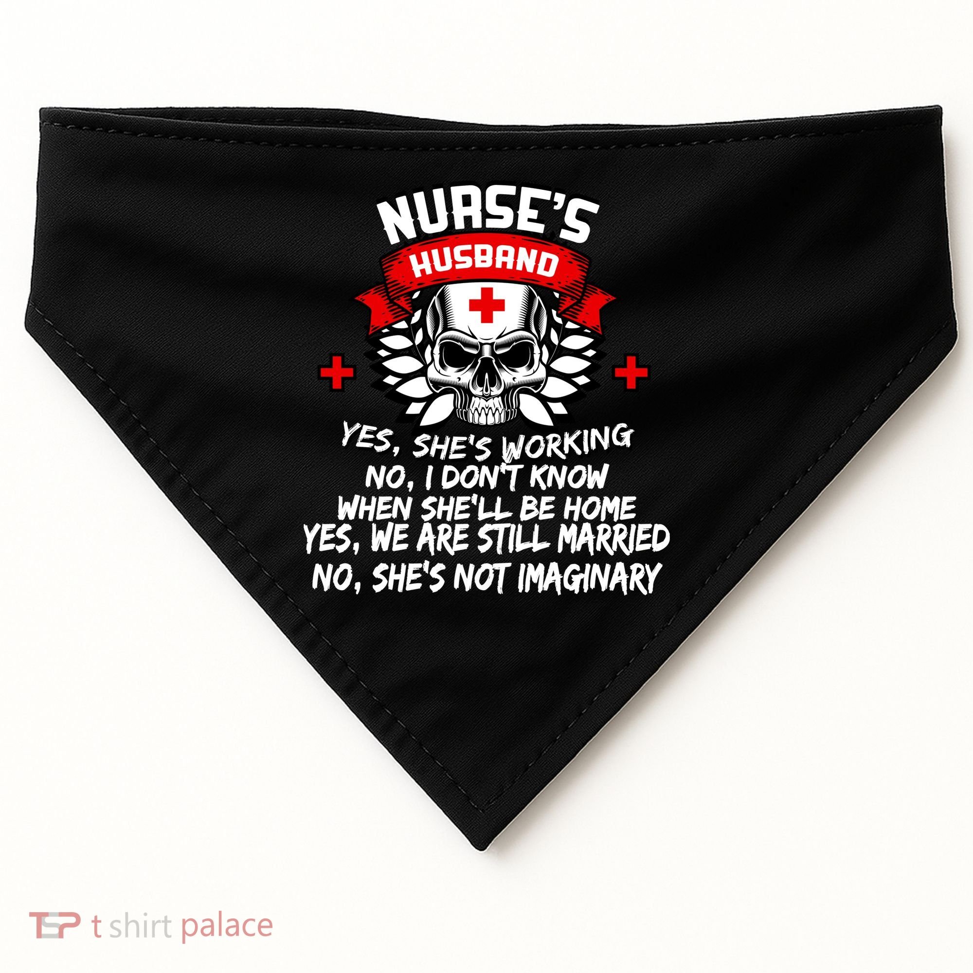 Nurse's Husband USA-Made Doggie Bandana
