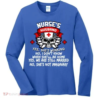 Nurse's Husband Women's Long Sleeve Shirt