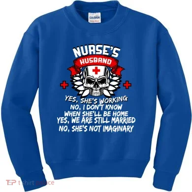 Nurse's Husband Kids Sweatshirt