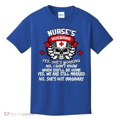Nurse's Husband Kids T-Shirt
