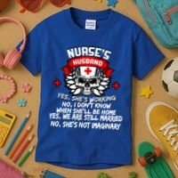 Nurse's Husband Kids T-Shirt thumb 3