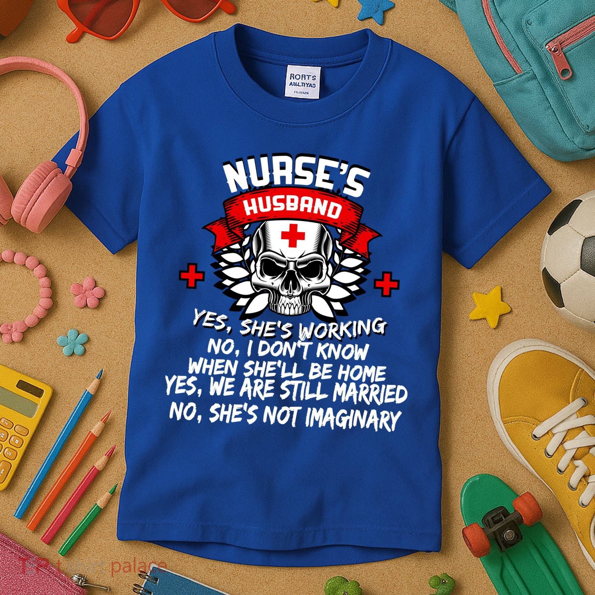 Nurse's Husband Kids T-Shirt