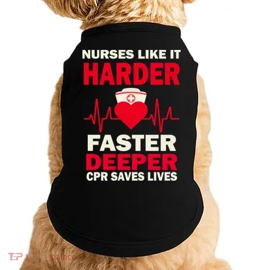 Nurses Like It CPR Save Lives Doggie Tank