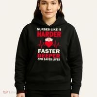 Nurses Like It CPR Save Lives Hoodie thumb 5