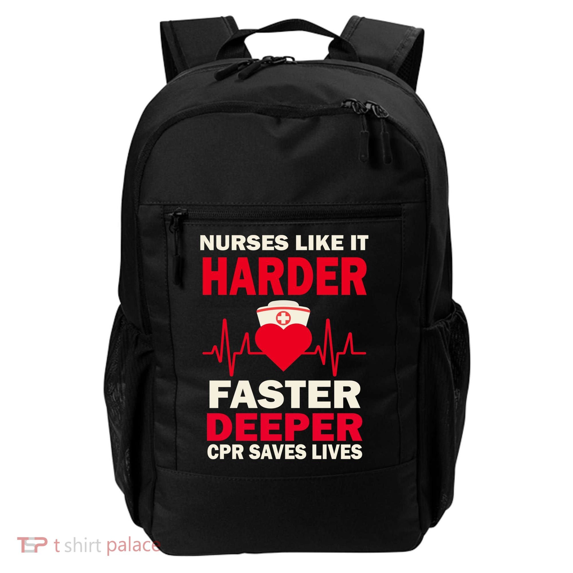 Nurses Like It CPR Save Lives Backpack