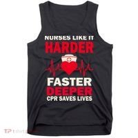 Nurses Like It CPR Save Lives Tank Top thumb 0