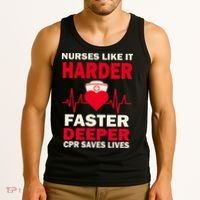 Nurses Like It CPR Save Lives Tank Top thumb 3