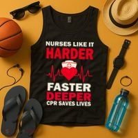 Nurses Like It CPR Save Lives Tank Top thumb 4