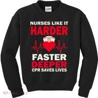 Nurses Like It CPR Save Lives Kids Sweatshirt thumb 0
