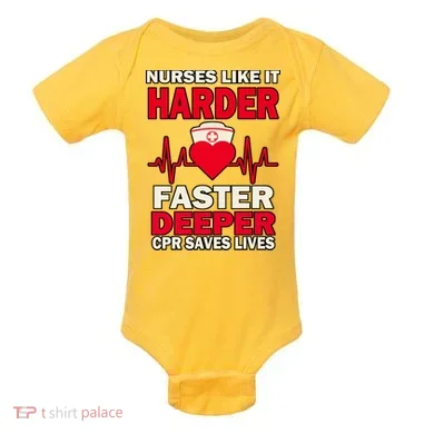 Nurses Like It CPR Save Lives Baby Bodysuit