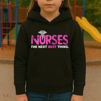 Nurses The Next Best Thing Kids Hoodie thumb 3