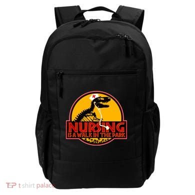 Nursing Is A Walk In The Park Funny Backpack