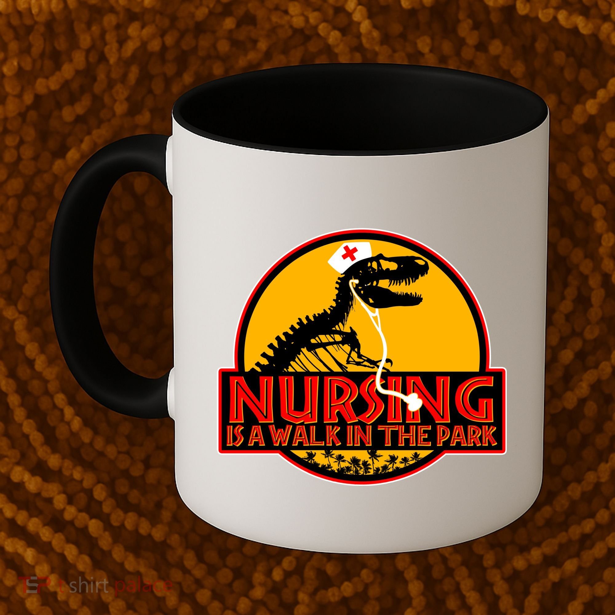 Nursing Is A Walk In The Park Funny Coffee Mug