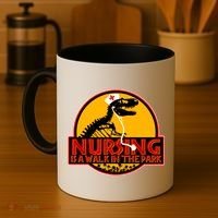 Nursing Is A Walk In The Park Funny Coffee Mug thumb 4