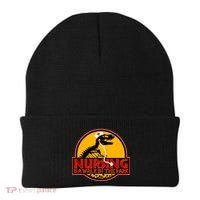 Nursing Is A Walk In The Park Funny Beanie thumb 0