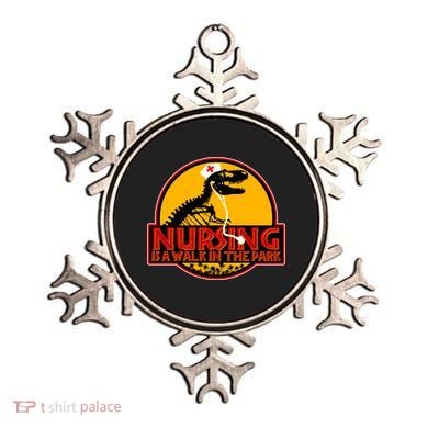Nursing Is A Walk In The Park Funny Ornament