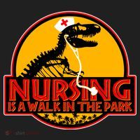 Nursing Is A Walk In The Park Funny Hat thumb 2