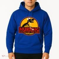 Nursing Is A Walk In The Park Funny Hoodie thumb 2
