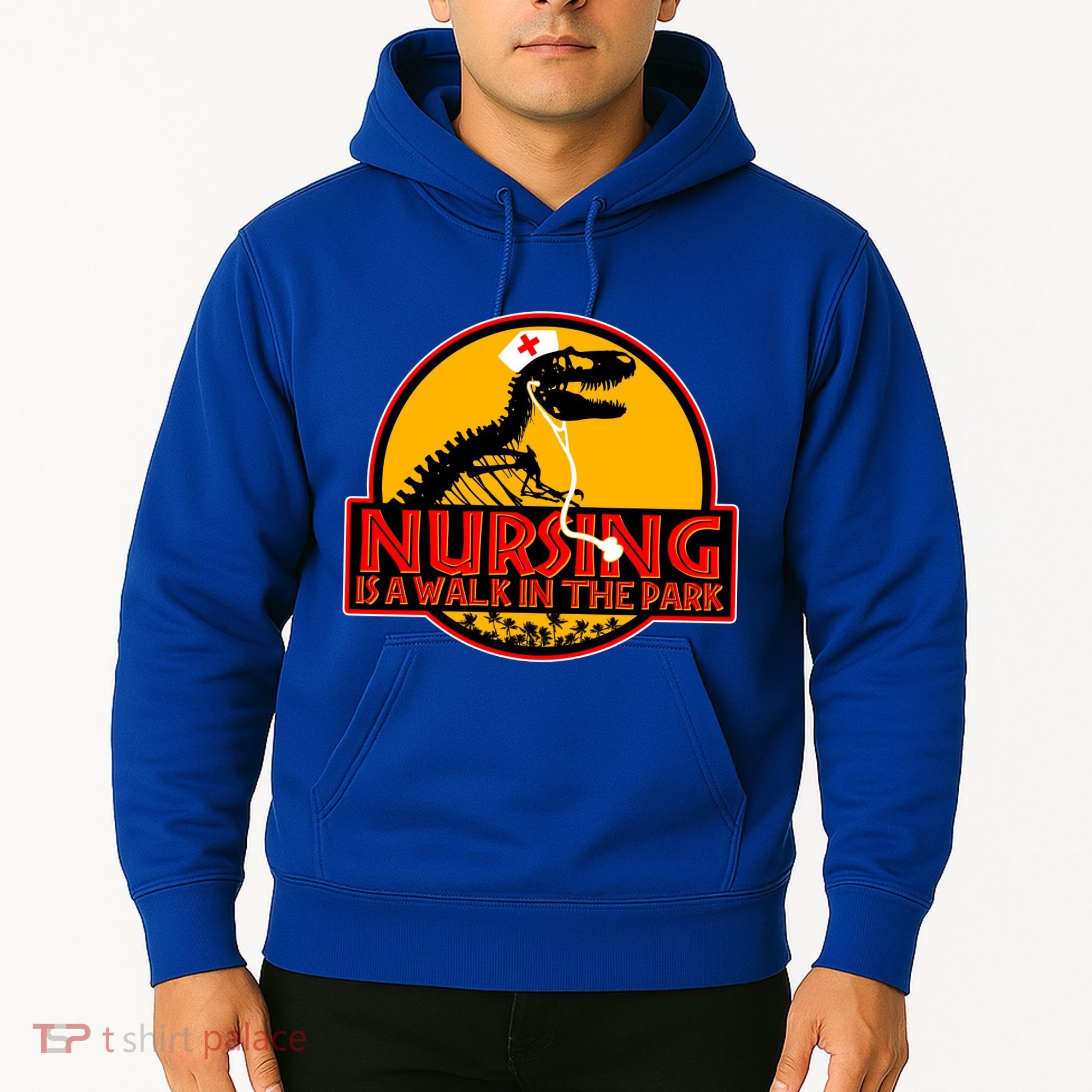Nursing Is A Walk In The Park Funny Hoodie