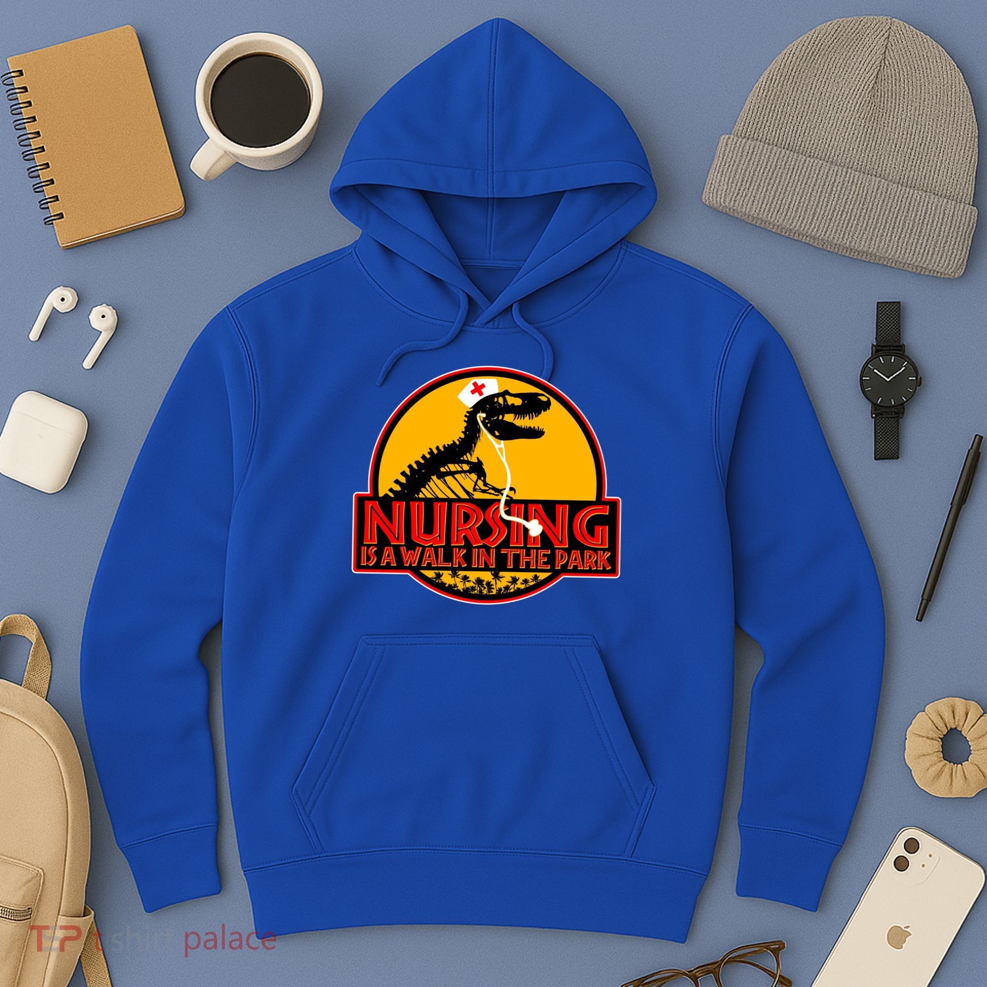 Nursing Is A Walk In The Park Funny Hoodie