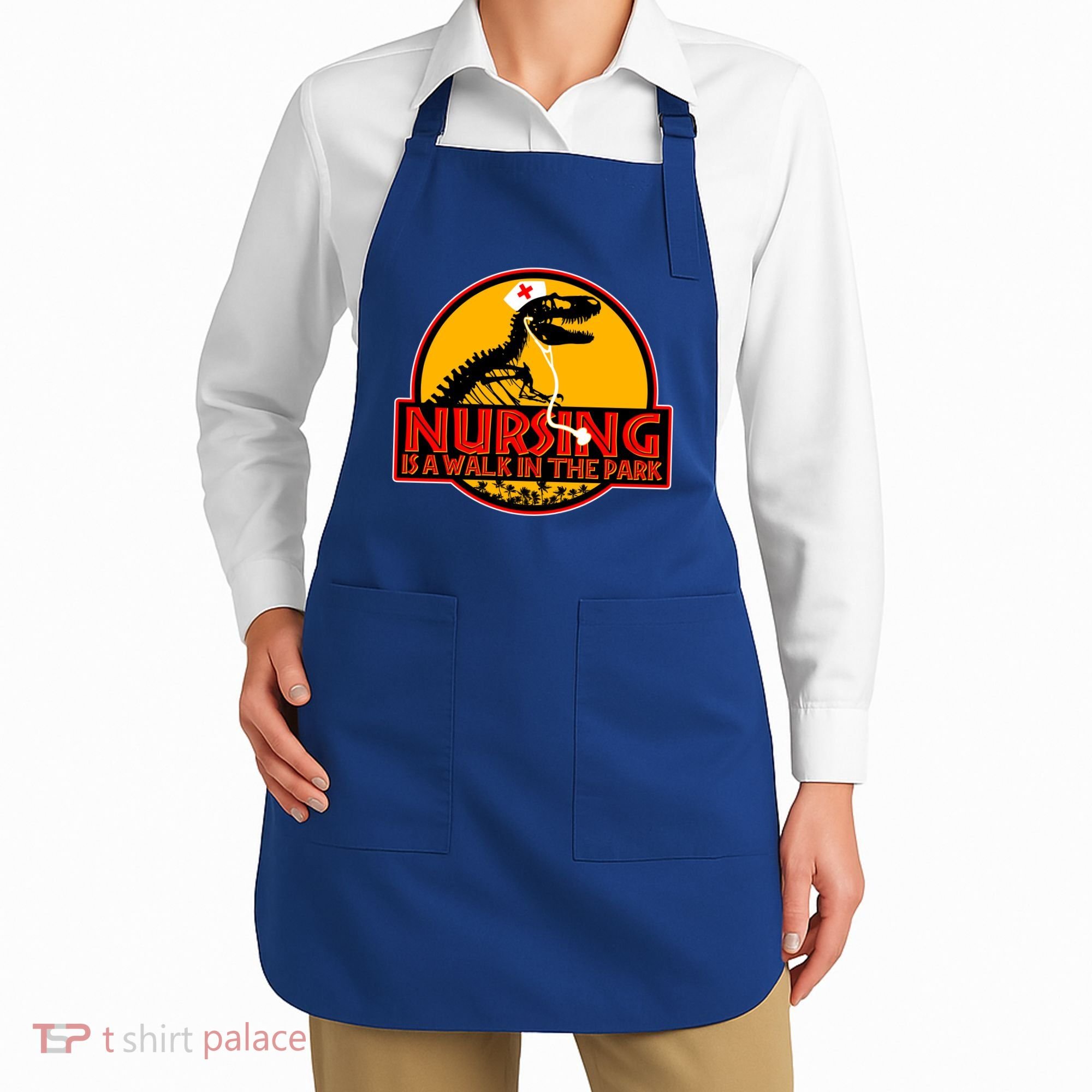 Nursing Is A Walk In The Park Funny Apron