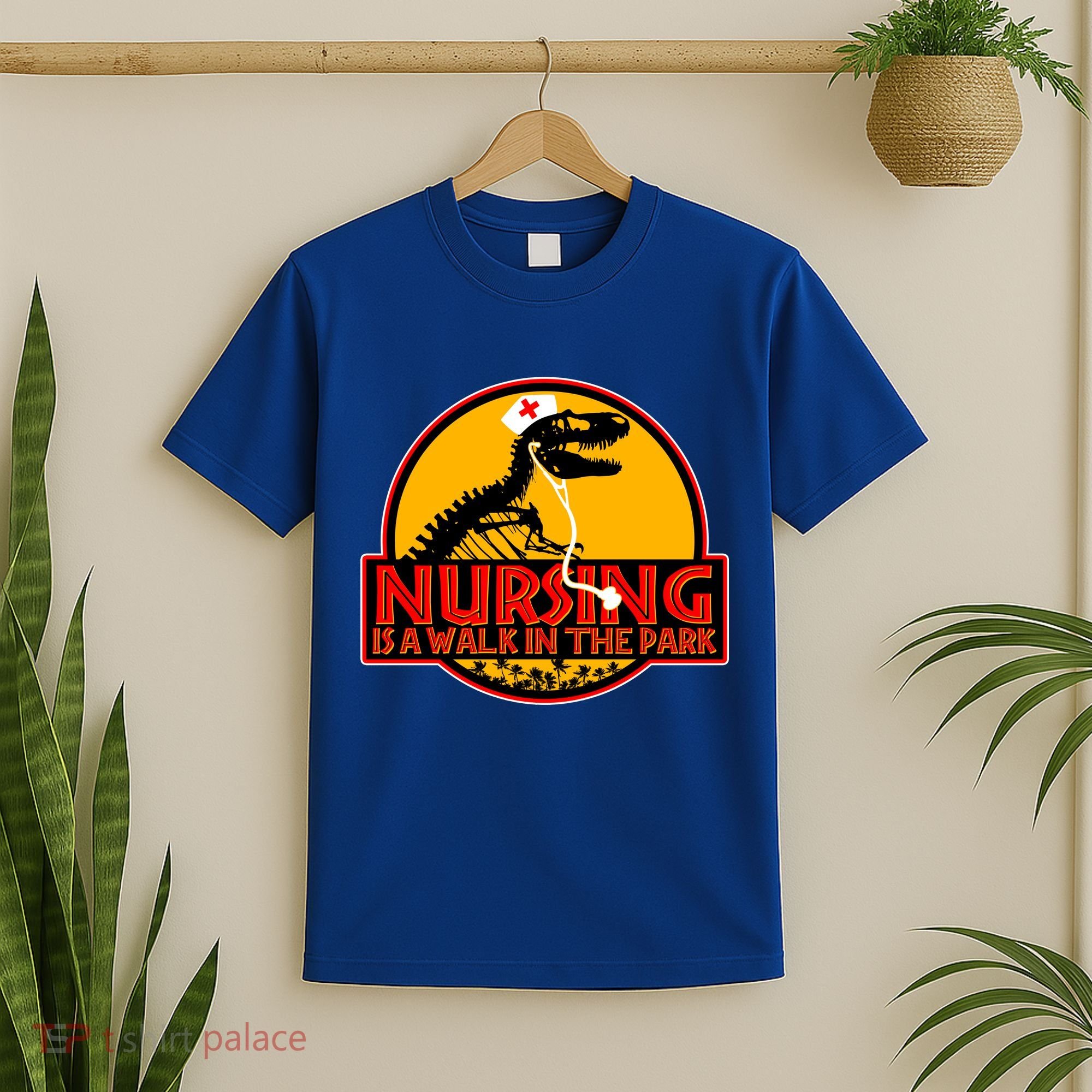Nursing Is A Walk In The Park Funny T-Shirt