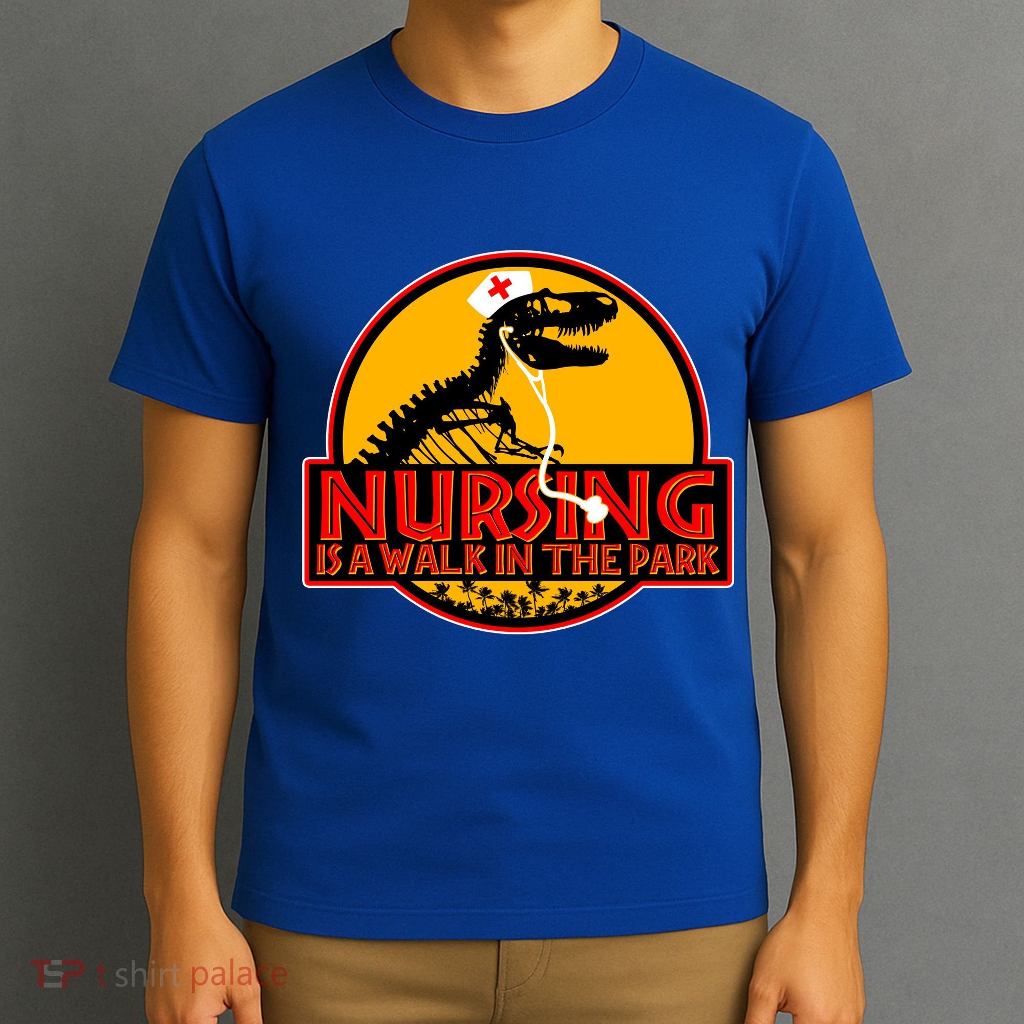Nursing Is A Walk In The Park Funny T-Shirt