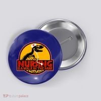 Nursing Is A Walk In The Park Funny Button thumb 0