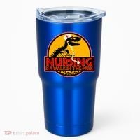 Nursing Is A Walk In The Park Funny Tumbler thumb 0