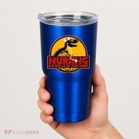 Nursing Is A Walk In The Park Funny Tumbler thumb 2