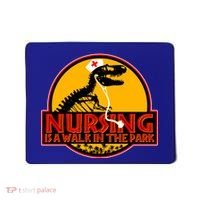 Nursing Is A Walk In The Park Funny Mousepad thumb 0