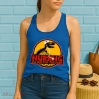 Nursing Is A Walk In The Park Funny Women's Tank Top thumb 2