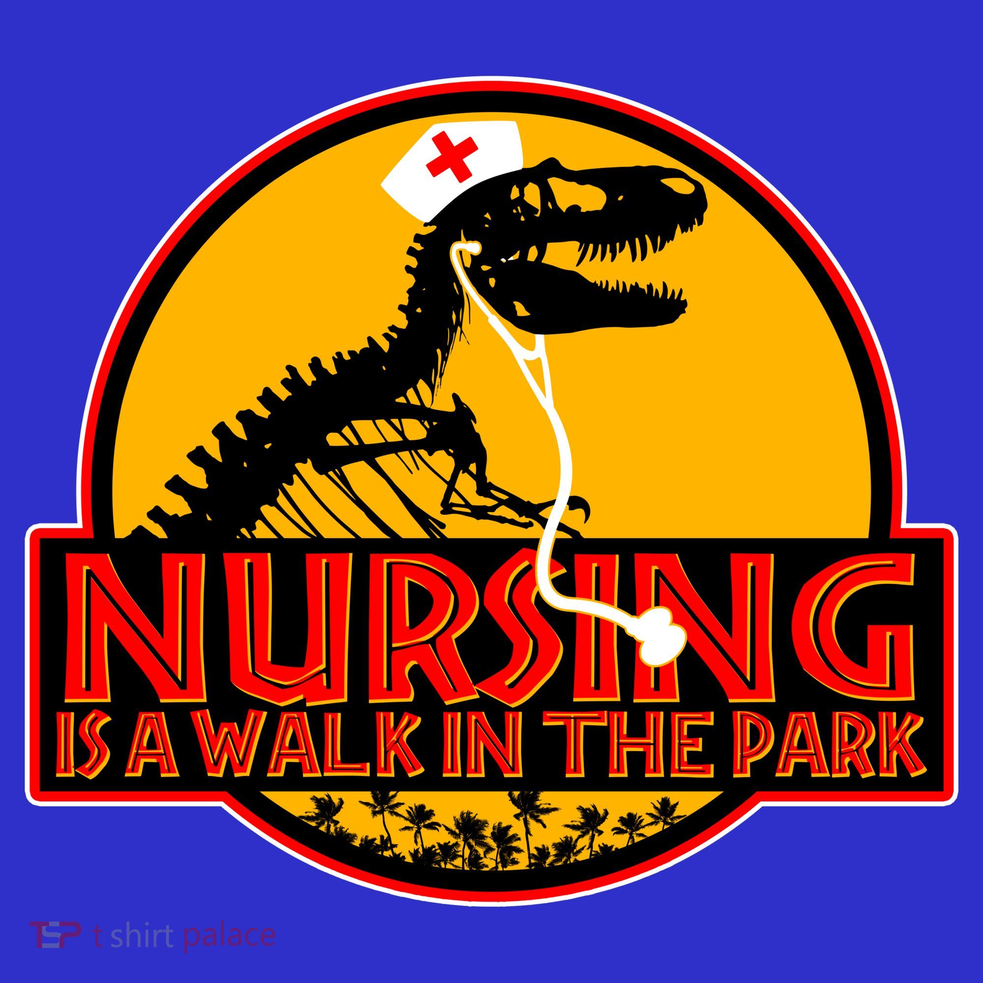 Nursing Is A Walk In The Park Funny Women's Tank Top