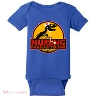 Nursing Is A Walk In The Park Funny Baby Bodysuit thumb 0