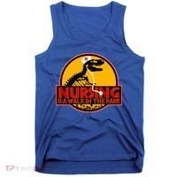 Nursing Is A Walk In The Park Funny Tank Top thumb 0