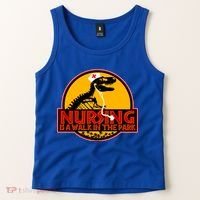 Nursing Is A Walk In The Park Funny Tank Top thumb 2