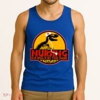 Nursing Is A Walk In The Park Funny Tank Top thumb 3