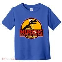 Nursing Is A Walk In The Park Funny Toddler T-Shirt thumb 0