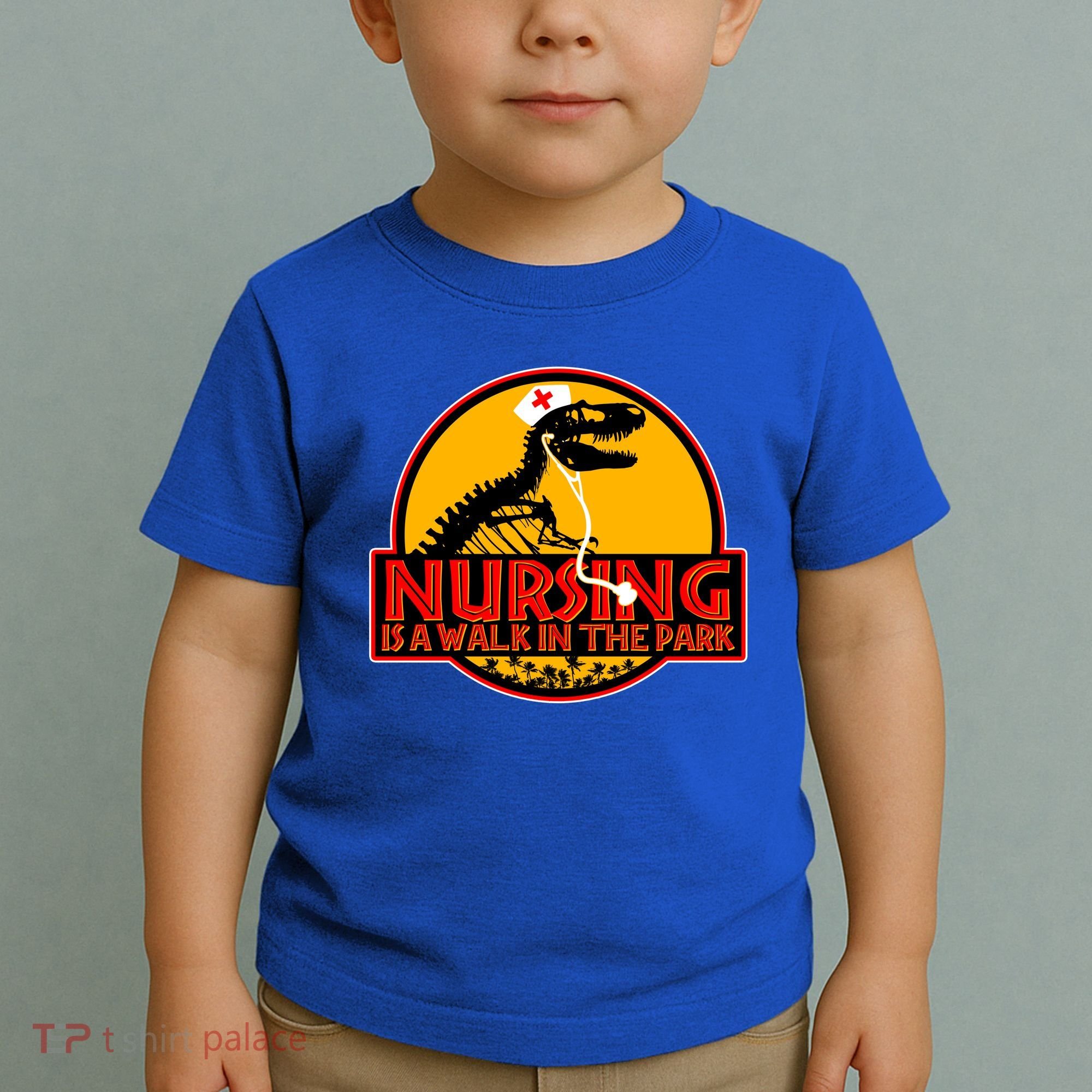 Nursing Is A Walk In The Park Funny Toddler T-Shirt