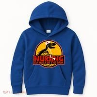 Nursing Is A Walk In The Park Funny Kids Hoodie thumb 0