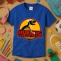 Nursing Is A Walk In The Park Funny Kids T-Shirt thumb 3
