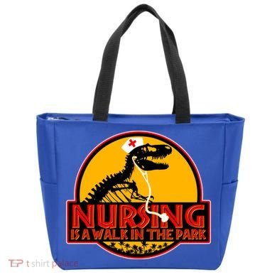 Nursing Is A Walk In The Park Funny Tote Bag