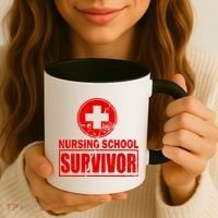 Nursing School Survivor Coffee Mug thumb 3