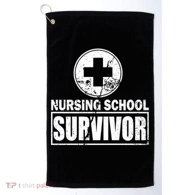 Nursing School Survivor Golf Towel