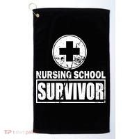 Nursing School Survivor Golf Towel thumb 0