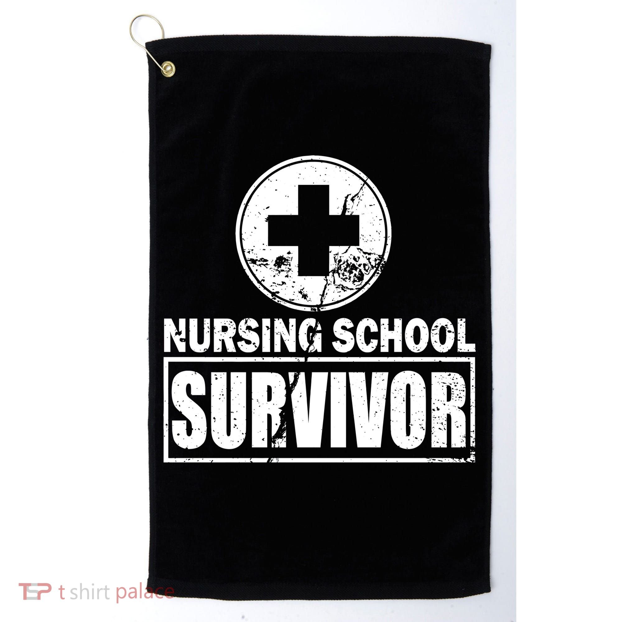 Nursing School Survivor Golf Towel