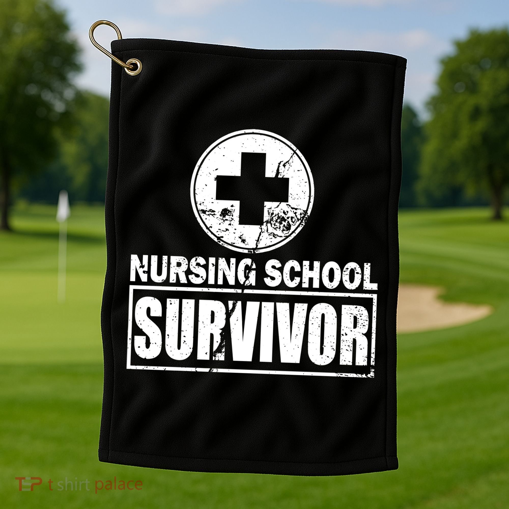 Nursing School Survivor Golf Towel