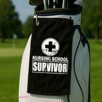 Nursing School Survivor Golf Towel thumb 2