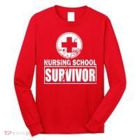Nursing School Survivor Long Sleeve Shirt thumb 0