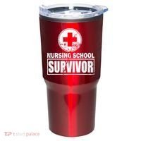 Nursing School Survivor Tumbler thumb 0